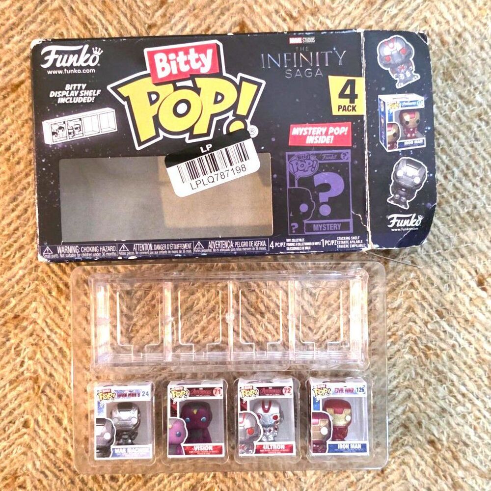 Funko Bitty Pop! Marvel Infinity Saga 4-Pack (Series 3 - War Machine Pack)